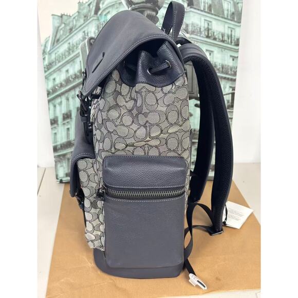 Coach CE523 Sprint Backpack In Signature Jacquard - Picture 4 of 9